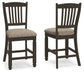 Tyler Creek Upholstered Barstool (2/CN) Signature Design by Ashley®