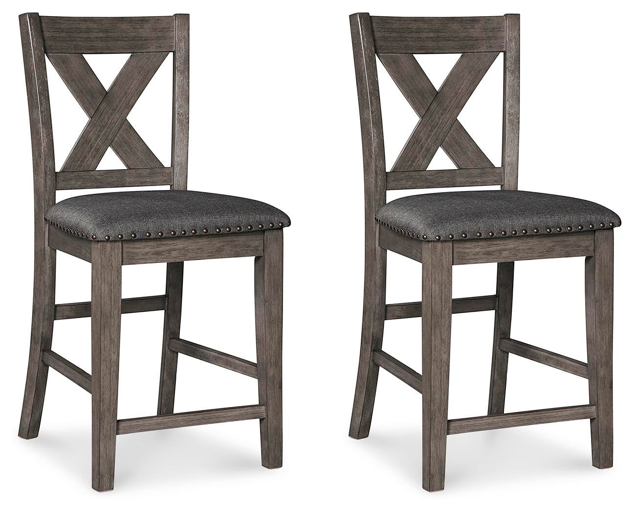 Caitbrook Upholstered Barstool (2/CN) Signature Design by Ashley®