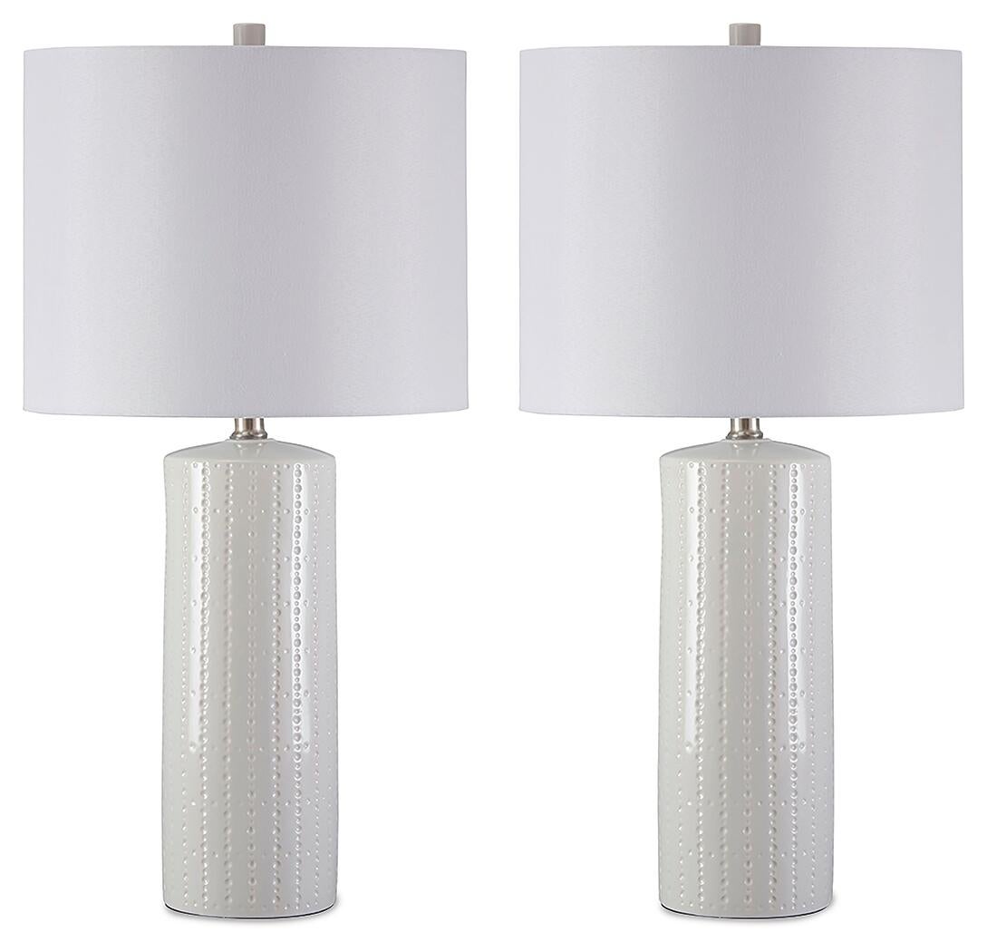 Steuben Ceramic Table Lamp (2/CN) Signature Design by Ashley®