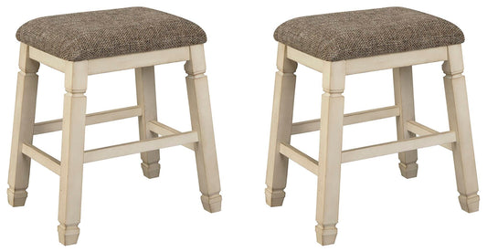 Bolanburg Upholstered Stool (2/CN) Signature Design by Ashley®