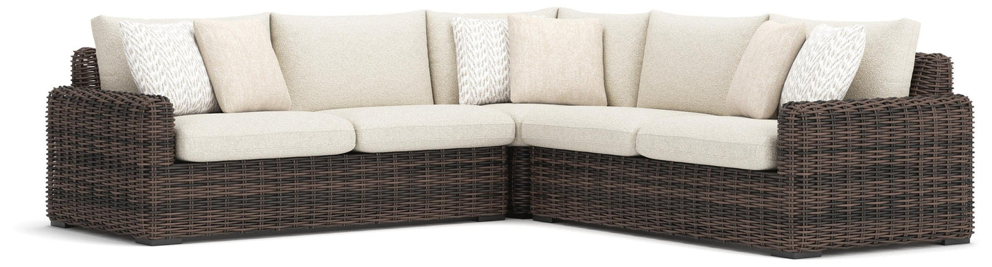 Kimora 3-Piece Outdoor Sectional Signature Design by Ashley®