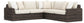 Kimora 3-Piece Outdoor Sectional Signature Design by Ashley®