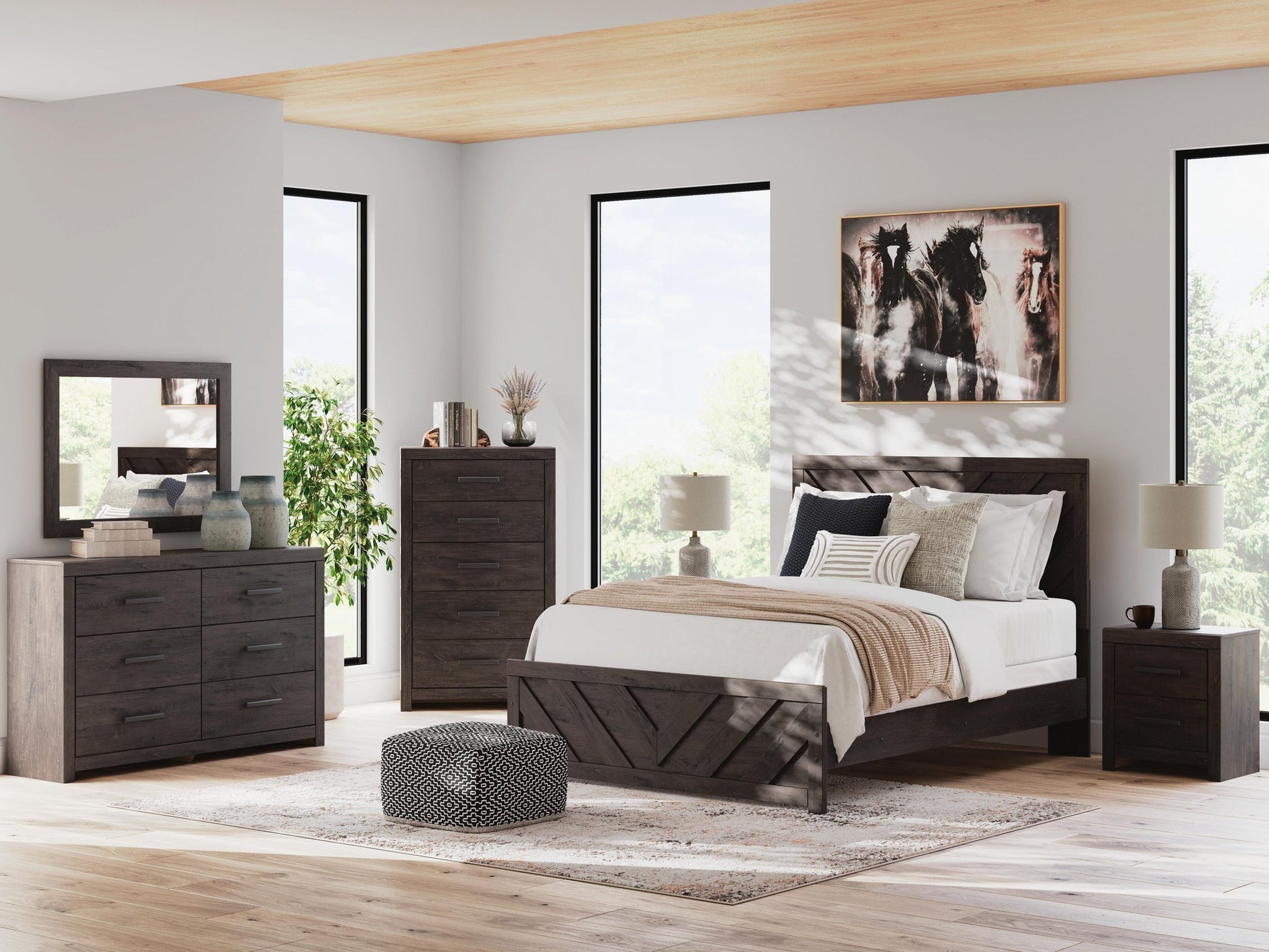 Prendonea Dresser and Mirror Signature Design by Ashley®