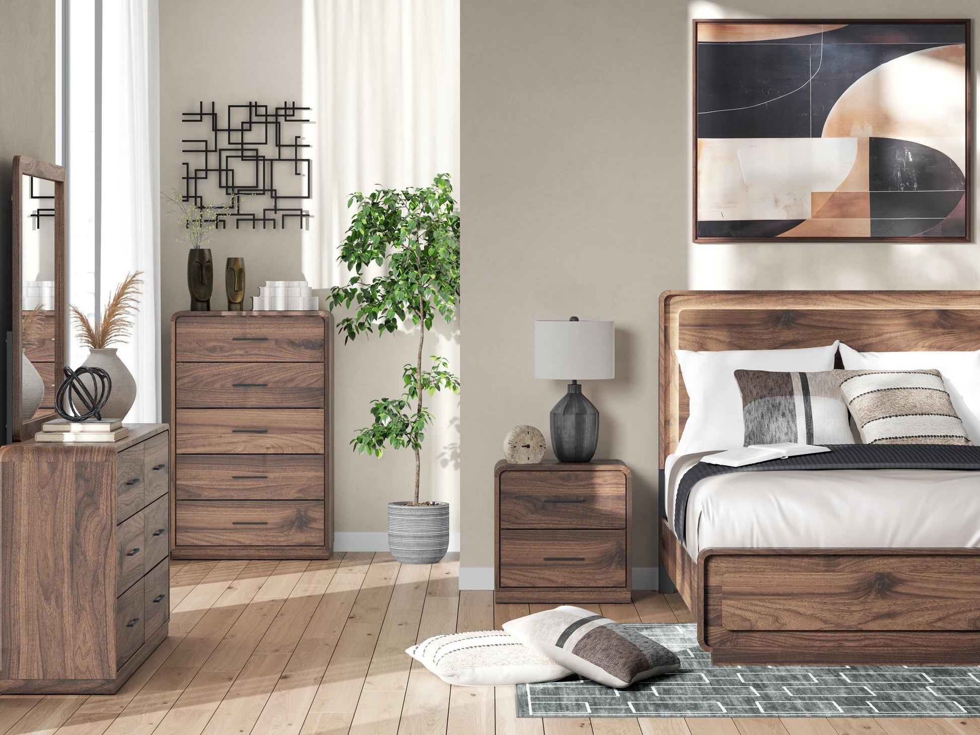 Fortlorn Two Drawer Night Stand Signature Design by Ashley®