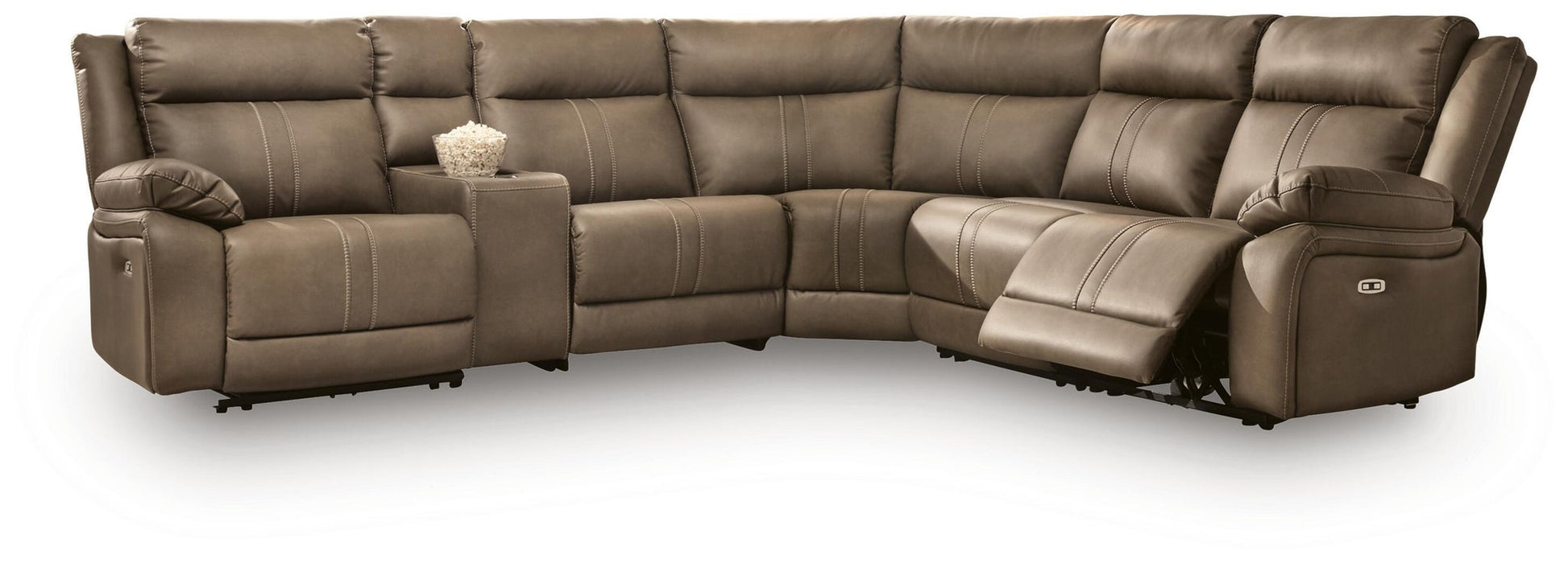 Max-Momentum 6-Piece Power Reclining Sectional with Audio Console Signature Design by Ashley®
