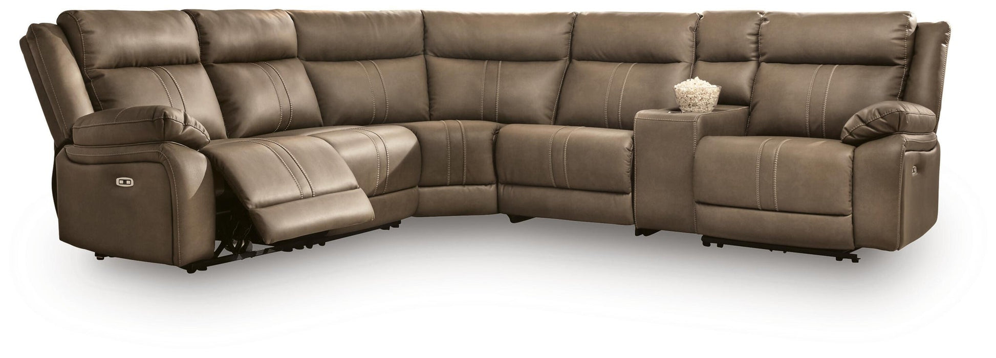Max-Momentum 6-Piece Power Reclining Sectional with Audio Console Signature Design by Ashley®