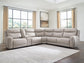 Gravier 6-Piece Power Reclining Sectional with Storage Console Benchcraft®
