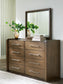 Marxmore Dresser and Mirror Benchcraft®