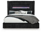 Tayleena  Upholstered Bed With Fireplace And Wireless Audio Signature Design by Ashley®