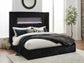 Tayleena  Upholstered Bed With Fireplace And Wireless Audio Signature Design by Ashley®
