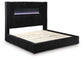 Tayleena  Upholstered Bed With Fireplace And Wireless Audio Signature Design by Ashley®