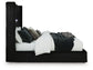 Tayleena  Upholstered Bed With Fireplace And Wireless Audio Signature Design by Ashley®