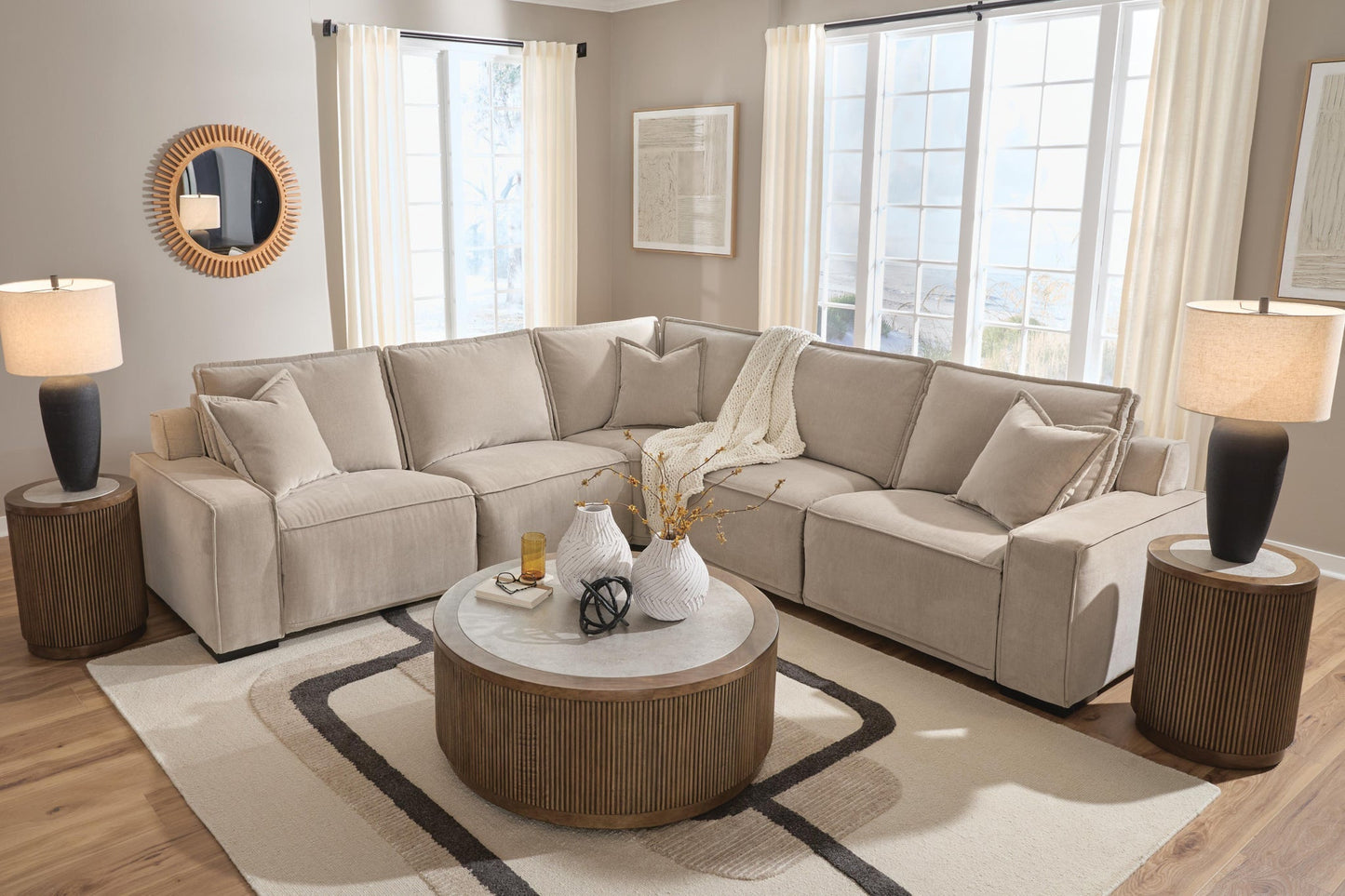 Carceri 5-Piece Power Sectional Reclining Sofa Benchcraft®