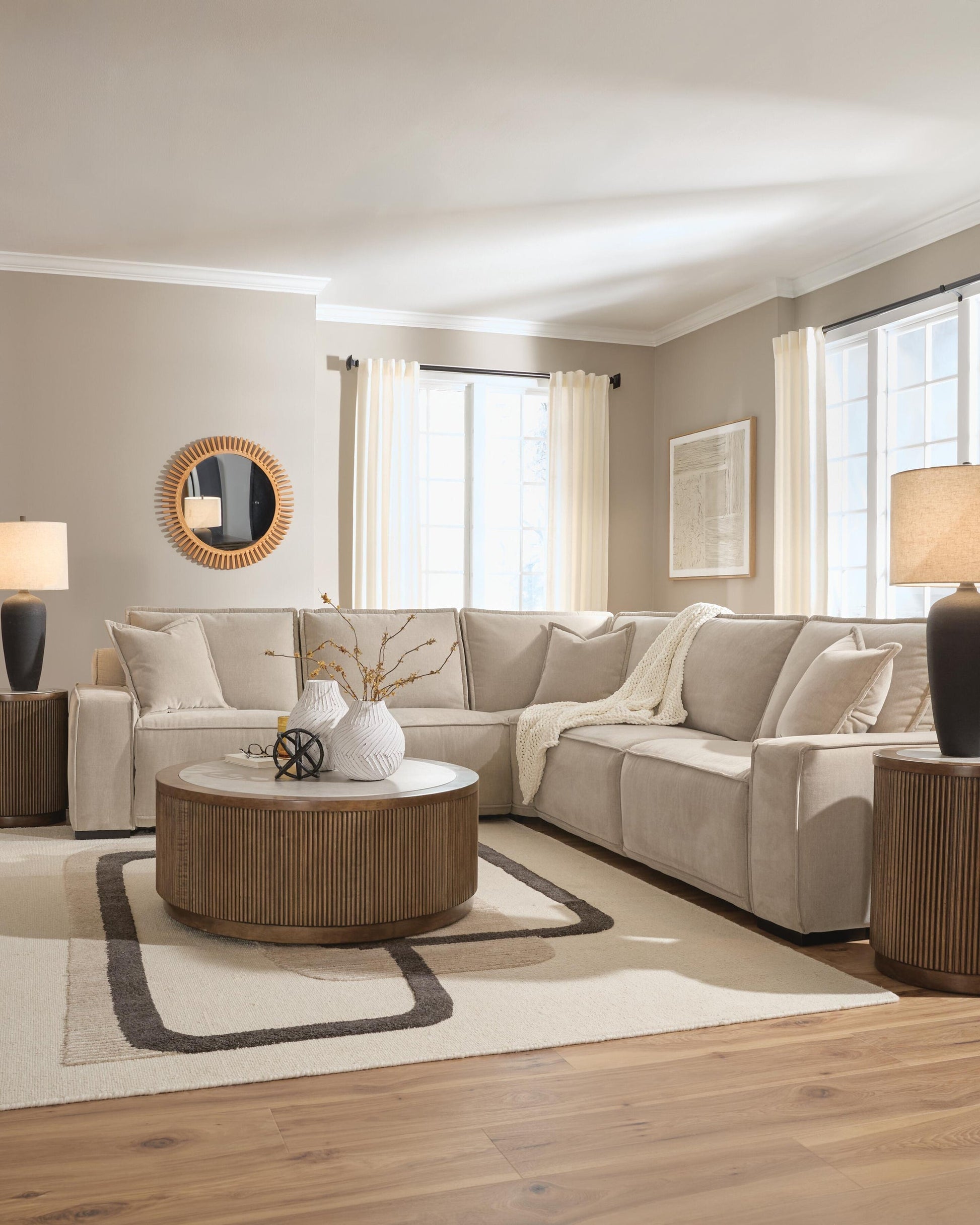 Carceri 5-Piece Power Sectional Reclining Sofa Benchcraft®