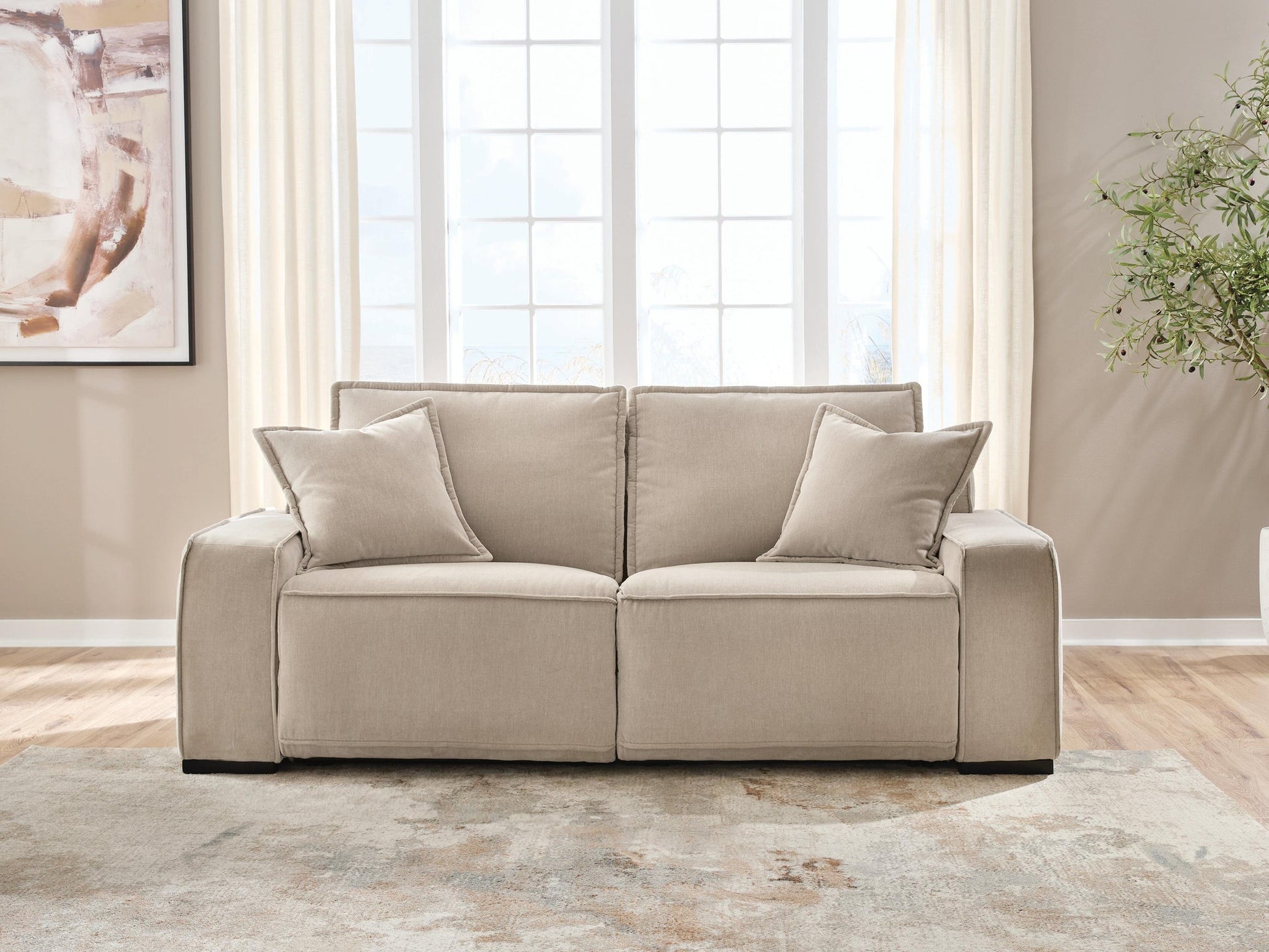 Carceri 2-Piece Power Reclining Sectional Loveseat Benchcraft®