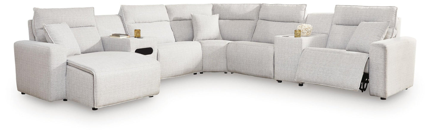 Modmax II 7-Piece Power Reclining Sectional with Chaise and Audio Console Signature Design by Ashley®