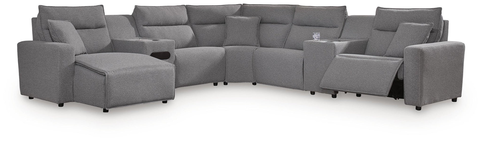 Modmax II 7-Piece Power Reclining Sectional with Chaise and Audio Console Signature Design by Ashley®