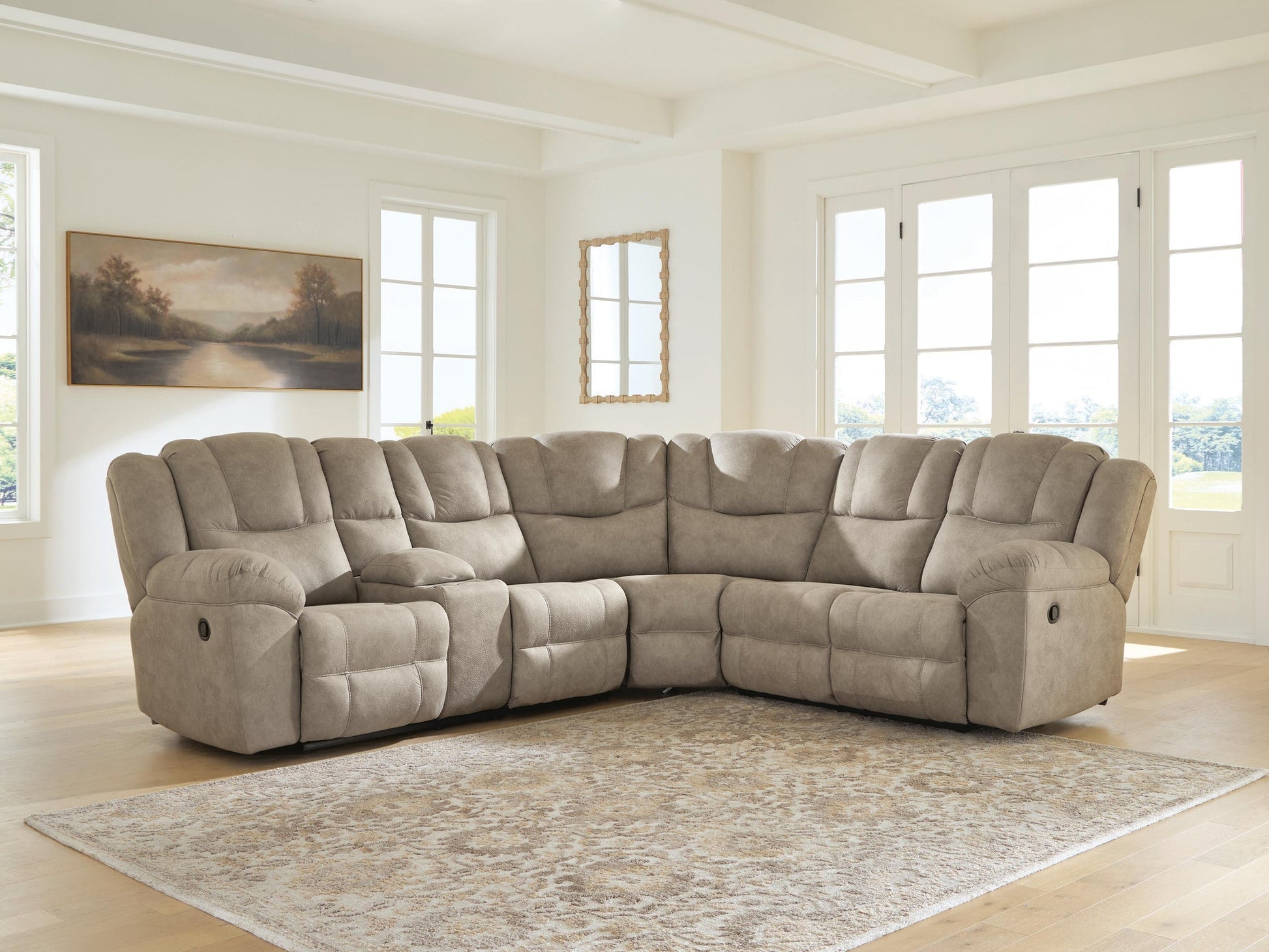 Pearce-Pike 3-Piece Reclining Sectional with Console Signature Design by Ashley®