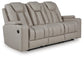 Elevate Edges REC Sofa w/Drop Down Table Signature Design by Ashley®