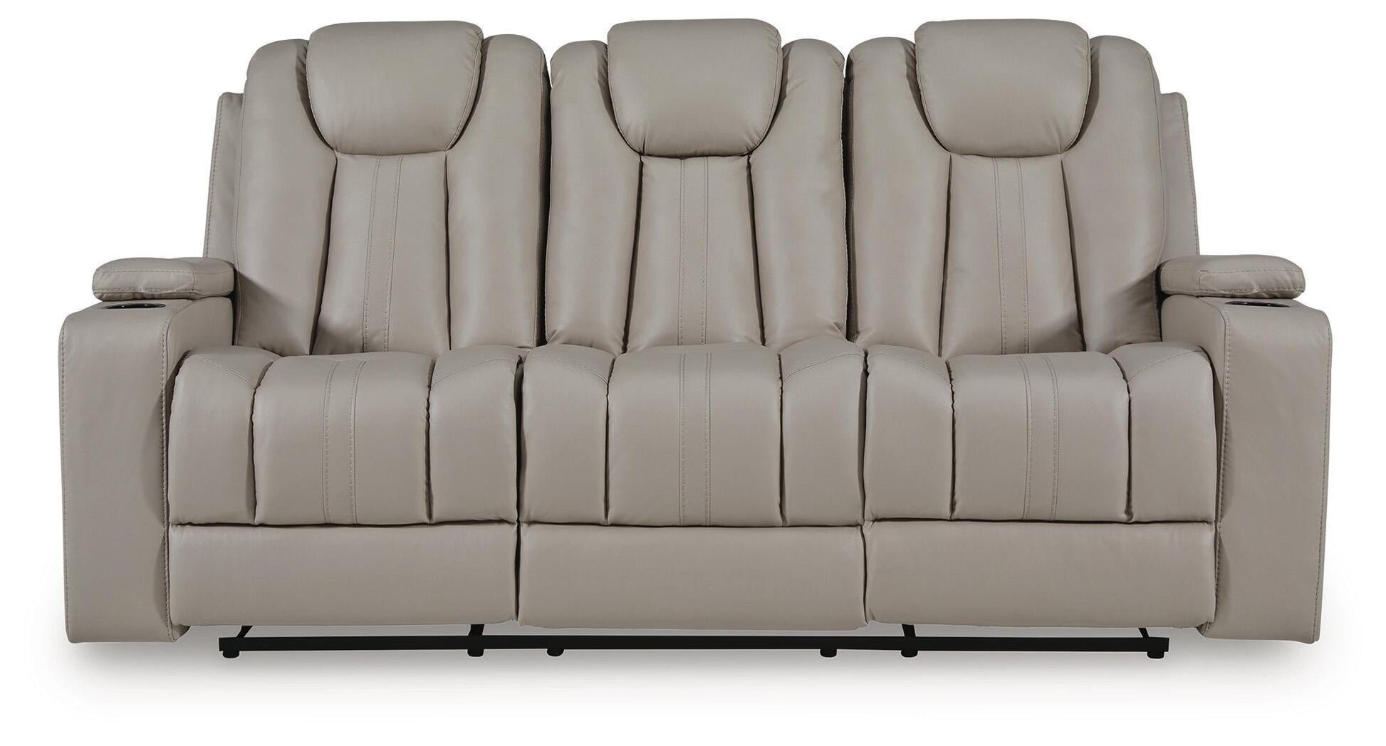 Elevate Edges REC Sofa w/Drop Down Table Signature Design by Ashley®