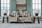 Elevate Edges REC Sofa w/Drop Down Table Signature Design by Ashley®