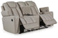 Elevate Edges Glider REC Loveseat w/Console Signature Design by Ashley®