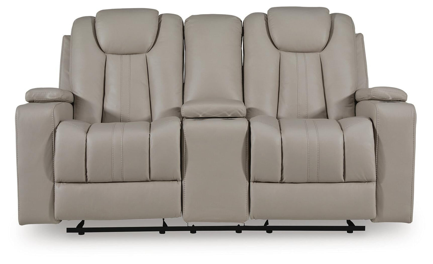 Elevate Edges Glider REC Loveseat w/Console Signature Design by Ashley®
