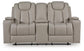 Elevate Edges Glider REC Loveseat w/Console Signature Design by Ashley®