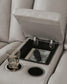 Elevate Edges Glider REC Loveseat w/Console Signature Design by Ashley®