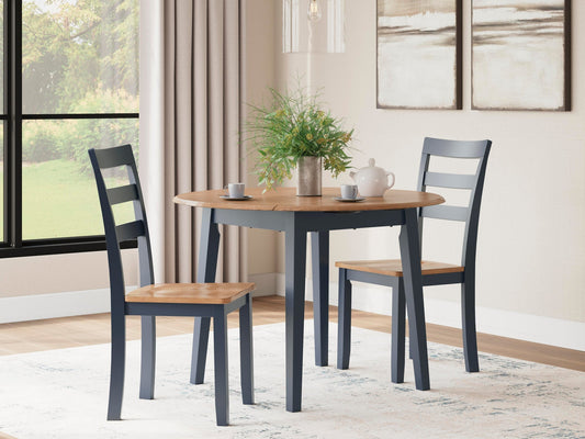 Gesthaven Dining Table and 2 Chairs Signature Design by Ashley®