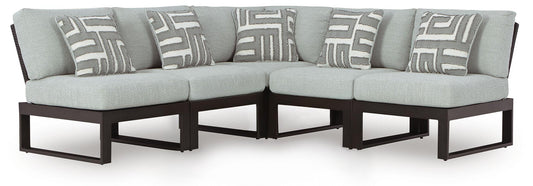 Beachloft 5-Piece Outdoor Sectional Signature Design by Ashley®