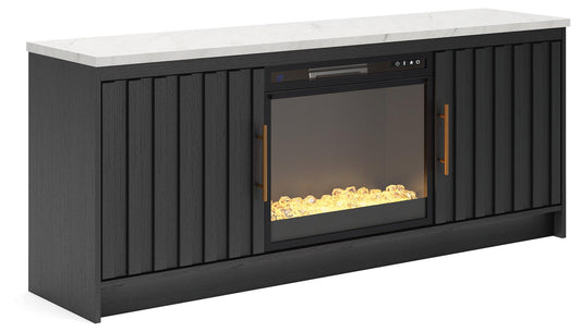 Cadmori 63" TV Stand with Electric Fireplace Signature Design by Ashley®