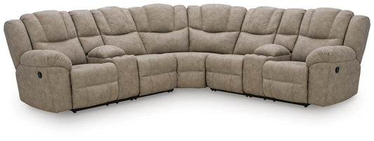 Pearce-Pike 3-Piece Reclining Sectional with Double Console Signature Design by Ashley®