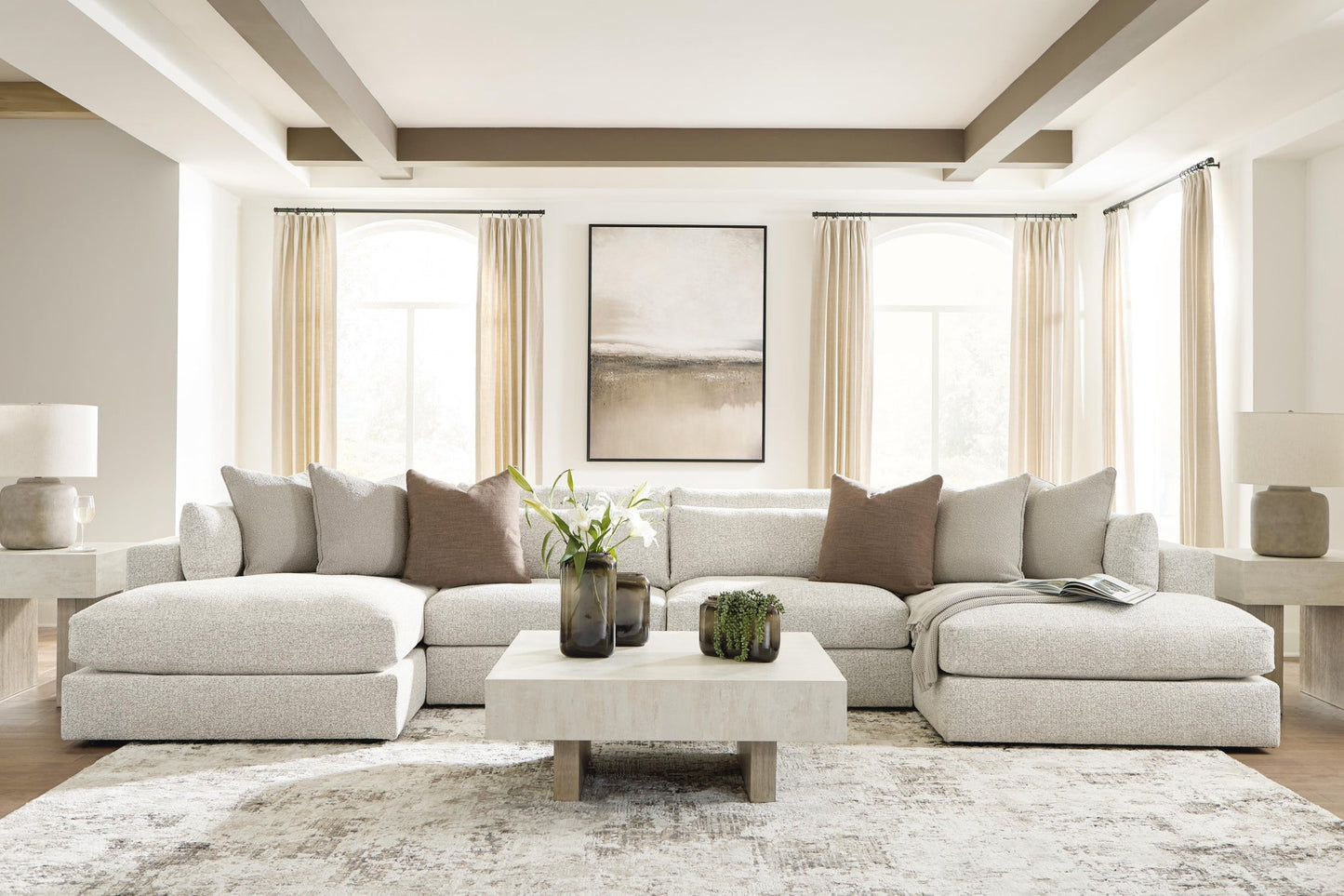 Ashbourne Estate 4-Piece Double Chaise Sectional Signature Design by Ashley®