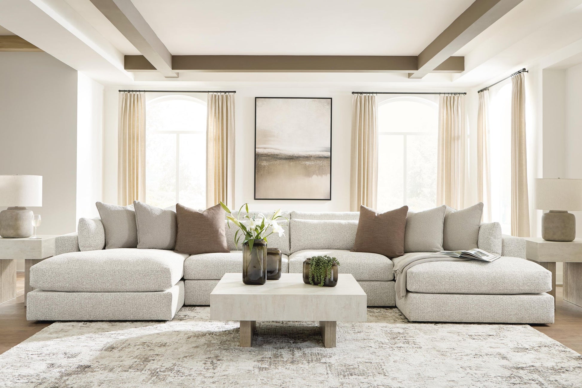 Ashbourne Estate 4-Piece Double Chaise Sectional Signature Design by Ashley®