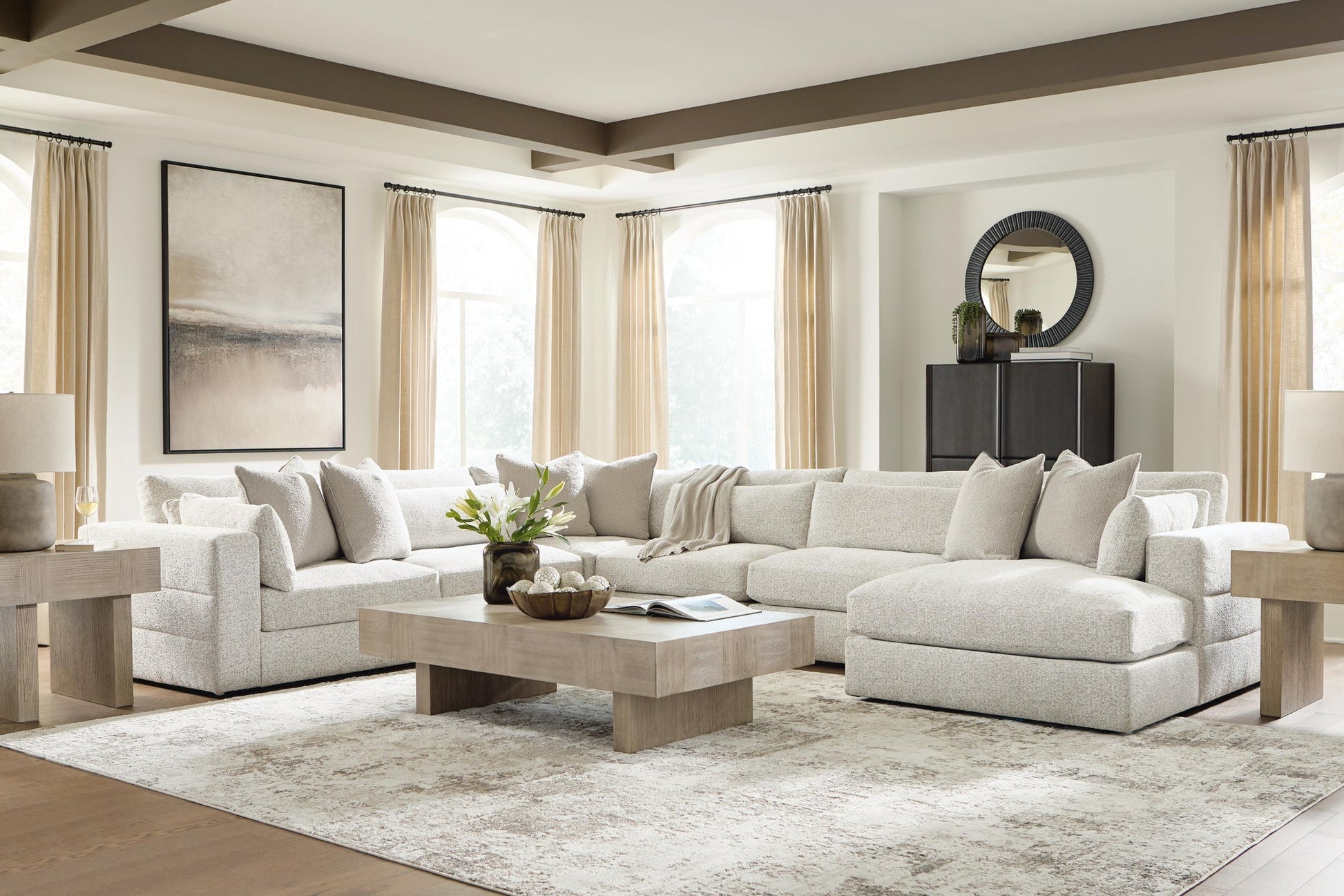 Ashbourne Estate 6-Piece Sectional with Chaise Signature Design by Ashley®