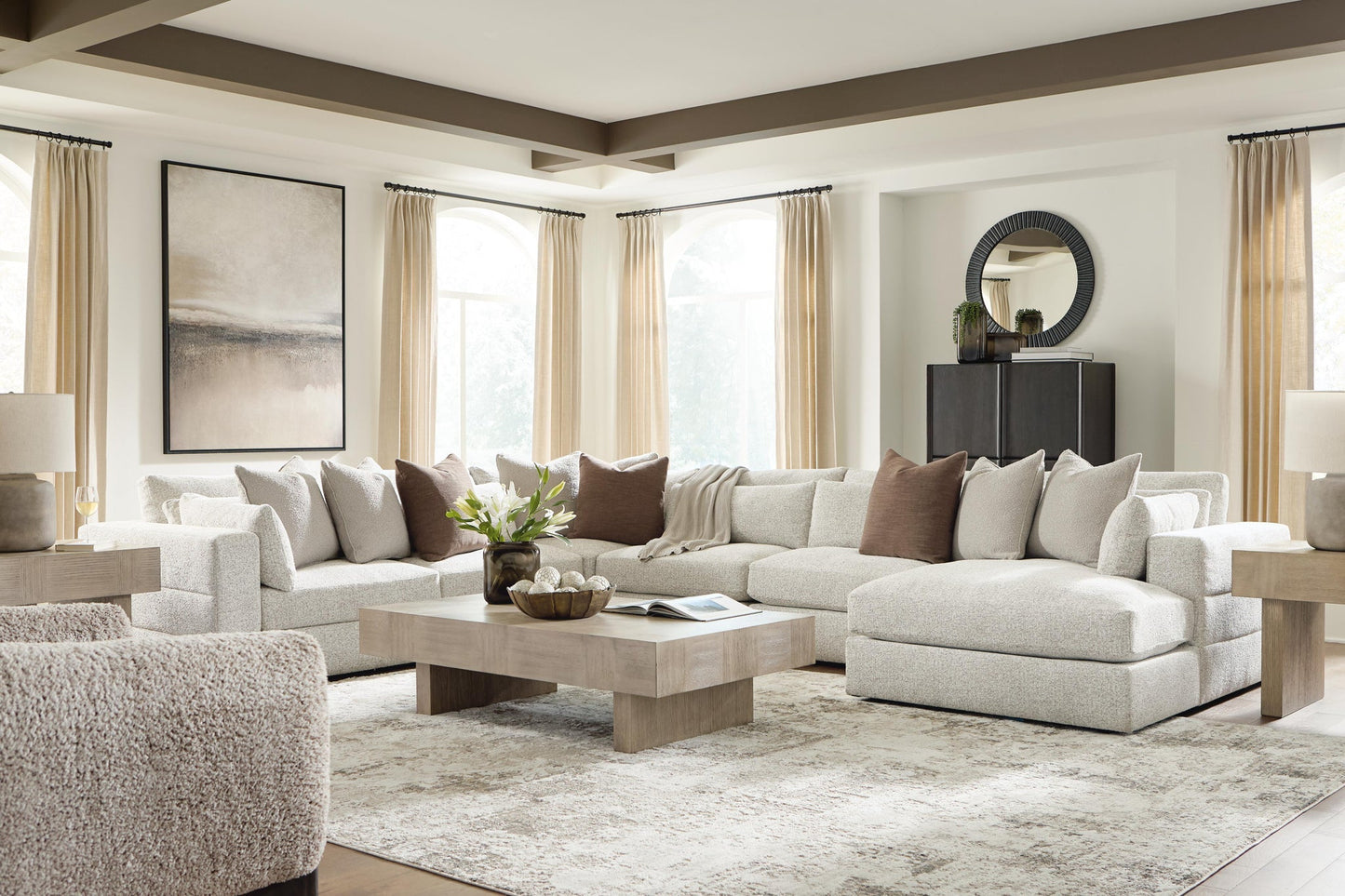Ashbourne Estate 6-Piece Sectional with Chaise Signature Design by Ashley®