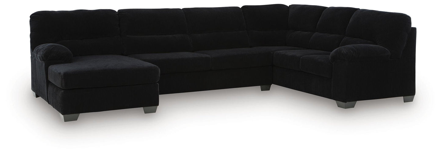 SimpleJoy 3-Piece Sectional with Chaise Signature Design by Ashley®