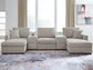 ModMax Luxe 5-Piece Double Chaise Sectional with Storage Consoles Benchcraft®