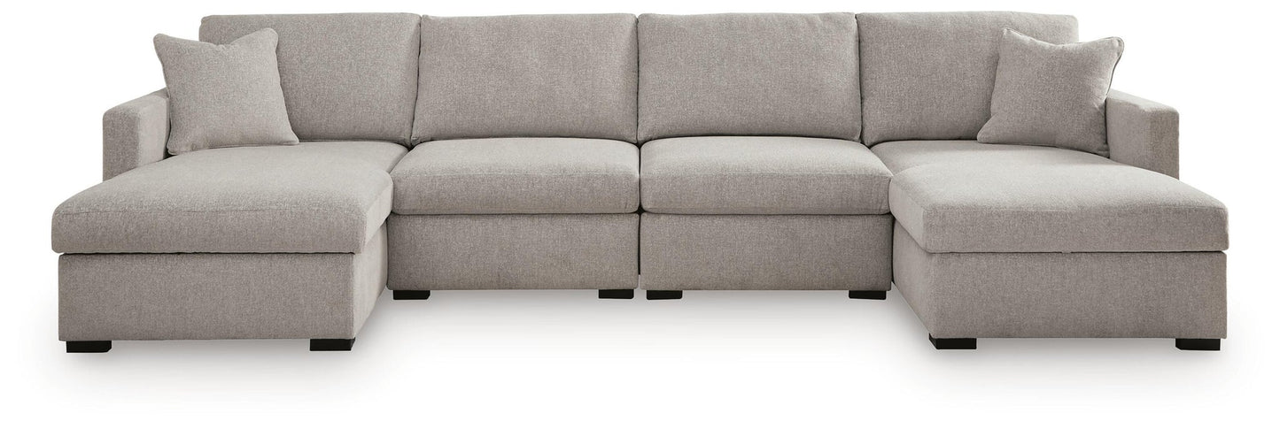ModMax Luxe 4-Piece Double Chaise Sectional Benchcraft®