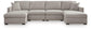 ModMax Luxe 4-Piece Double Chaise Sectional Benchcraft®