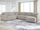 ModMax Luxe 5-Piece Sectional with Storage Chaise and Pop Up Sleeper Benchcraft®