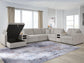 ModMax Luxe 8-Piece Sectional with Storage Chaise and Audio Consoles Benchcraft®