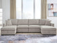 ModMax Luxe 4-Piece Double Storage Chaise Sectional Benchcraft®