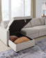 ModMax Luxe 4-Piece Double Storage Chaise Sectional Benchcraft®