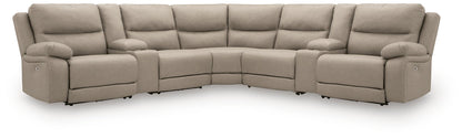 Narwhal Place 7-Piece Reclining Sectional with Storage Consoles Signature Design by Ashley®