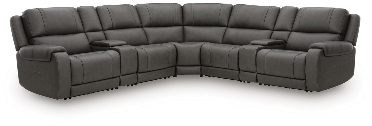 5Z - Pittson 7-Piece Power Reclining Sectional Signature Design by Ashley®