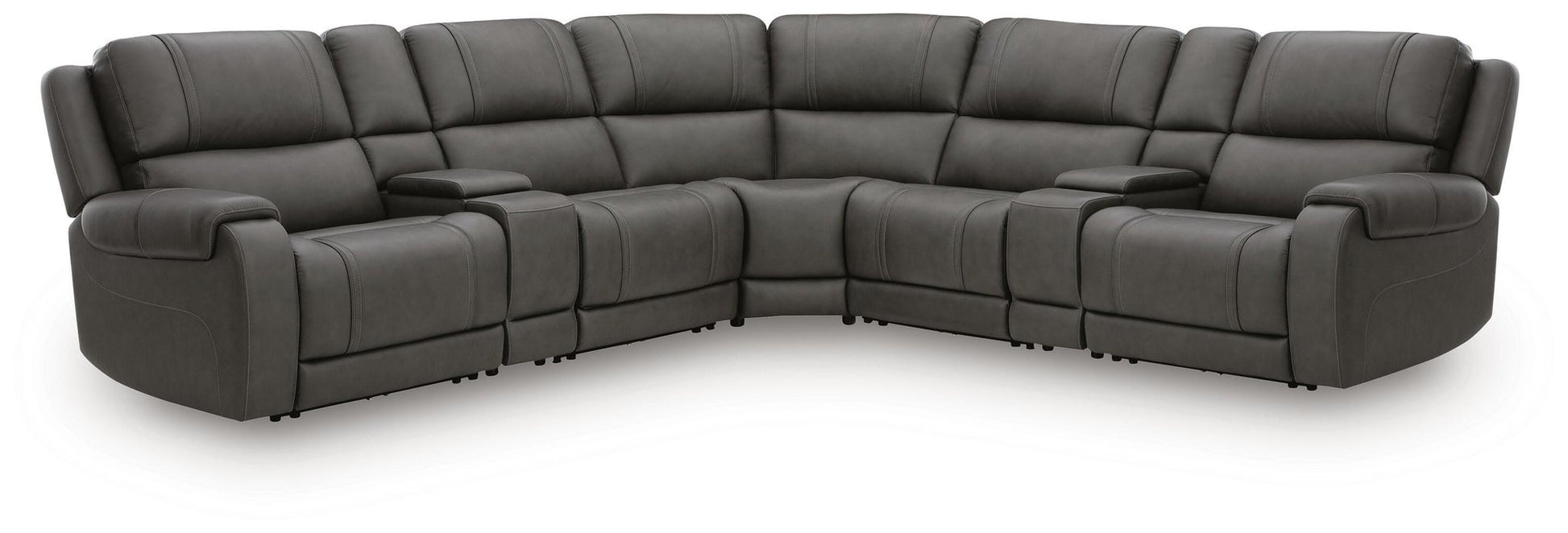 5Z - Pittson 7-Piece Power Reclining Sectional Signature Design by Ashley®