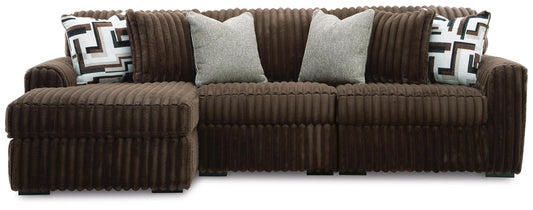 Midnight-Madness 3-Piece Sectional with Chaise Signature Design by Ashley®