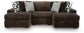 Midnight-Madness 3-Piece Double Chaise Sectional Signature Design by Ashley®